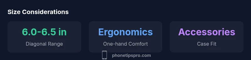 Infographic showing iPhone 16e size considerations