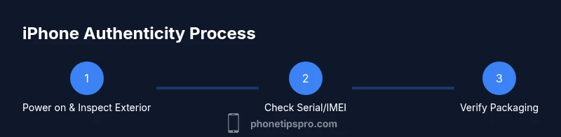Step-by-step process to verify iPhone authenticity
