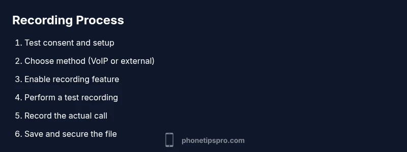 Process diagram for recording iPhone calls with consent