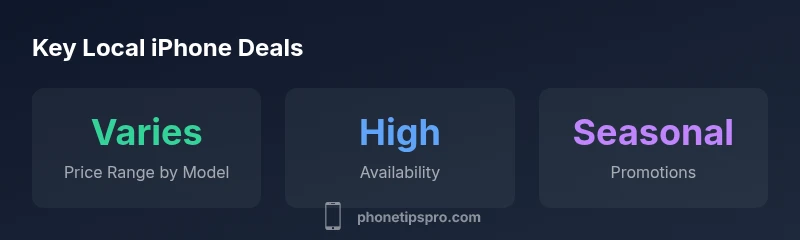 Key statistics for local iPhone deals