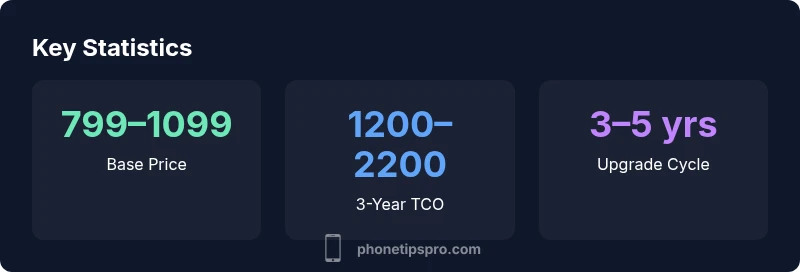 Infographic showing iPhone price considerations in 2026
