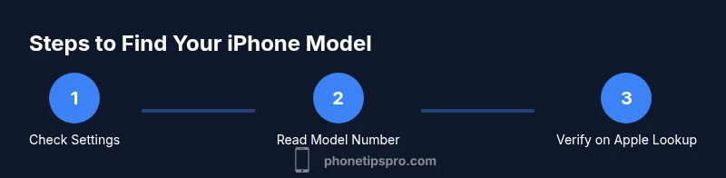 Process flow for identifying iPhone model