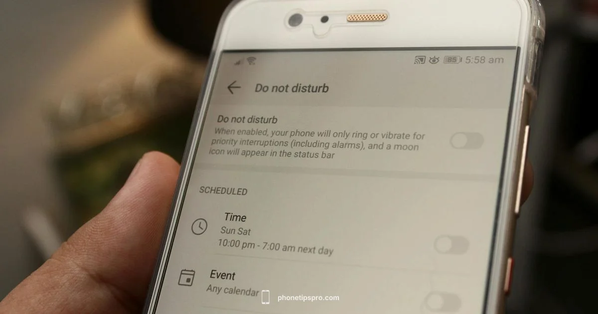 Do Not Disturb - Phone Tips Pro