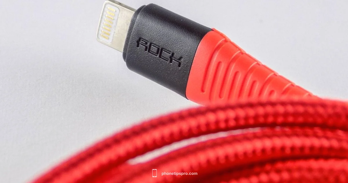 USB C to Lightning Cable - Phone Tips Pro