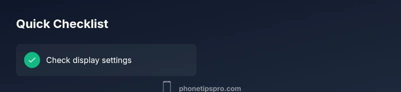 Checklist for identifying iPhone color tint causes and fixes